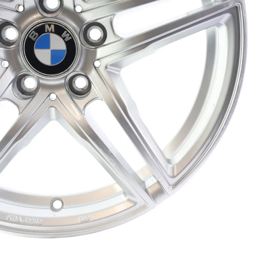 18" Silver Wheel Alloy Rim 8J ET:30 5x120 Star 10 Spoke to BMW with Part number KBA49282 BMW 18" Silver Wheel Alloy Rim 8J ET:30 5x120 Star 10 Spoke - SKU KBA49282-3 - Part number KBA49282