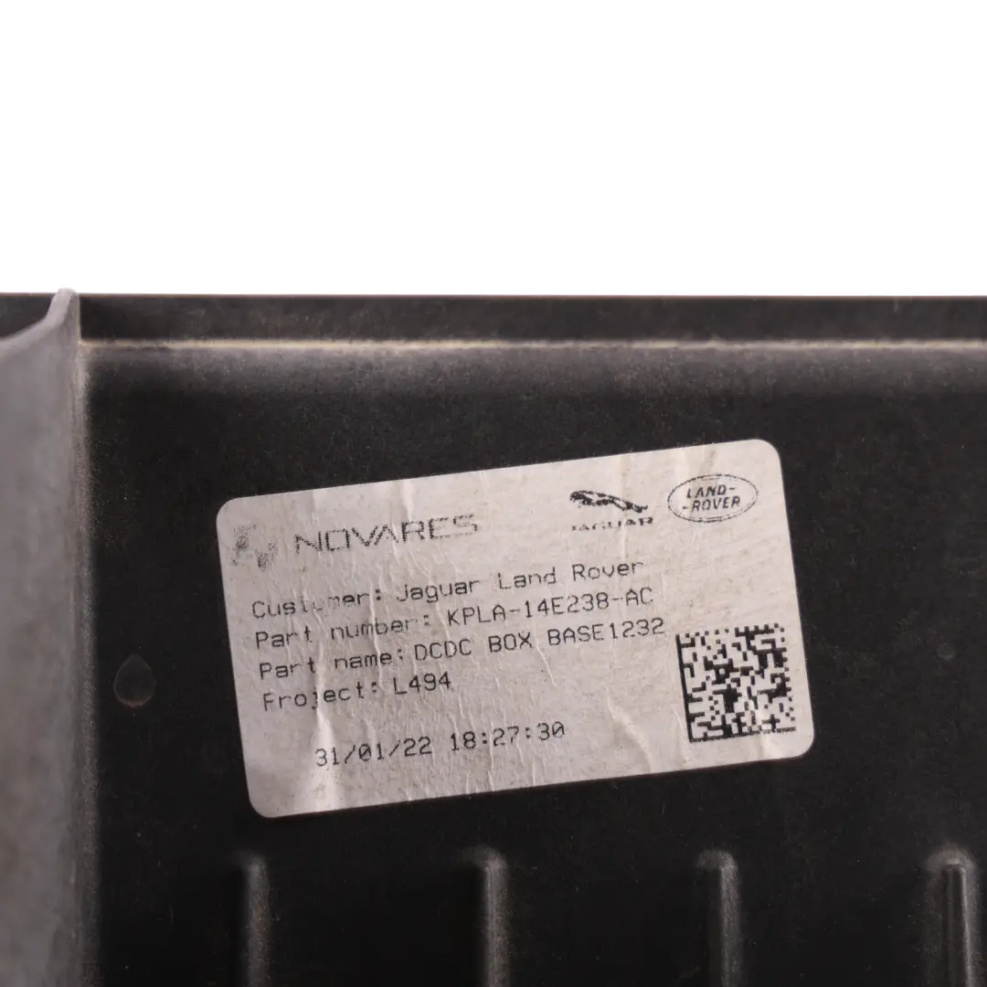 Converter Control Module Box to Range Rover Sport L494 Electric with Part number KPLA-14E238-AC Range Rover Sport L494 Electric Converter Control Module Box - SKU KPLA-14E238-AC - Part number KPLA-14E238-AC