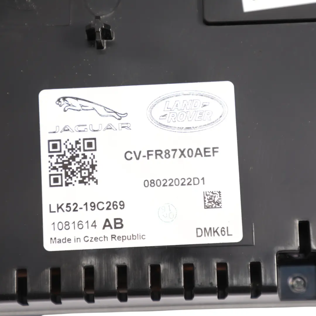 Climate Control Panel Screen Display to Range Rover Sport L494 with Part number LK52-19C269-AB Range Rover Sport L494 Climate Control Panel Screen Display - SKU LK52-19C269-AB - Part number LK52-19C269-AB
