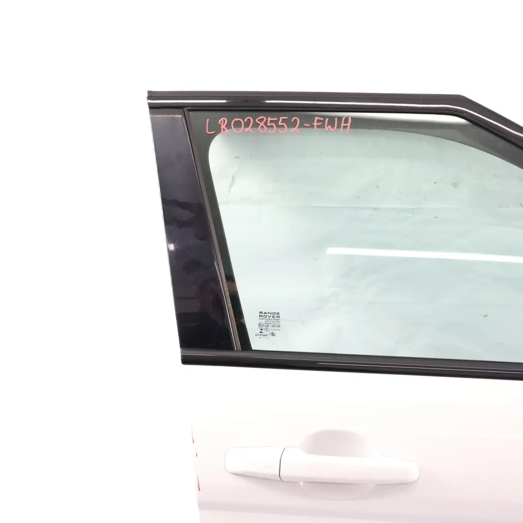 Range Rover Evoque L538 Puerta Delantera Derecha Blanco Fuji 867 - SKU LR028552-FWH - Número de pieza LR028552