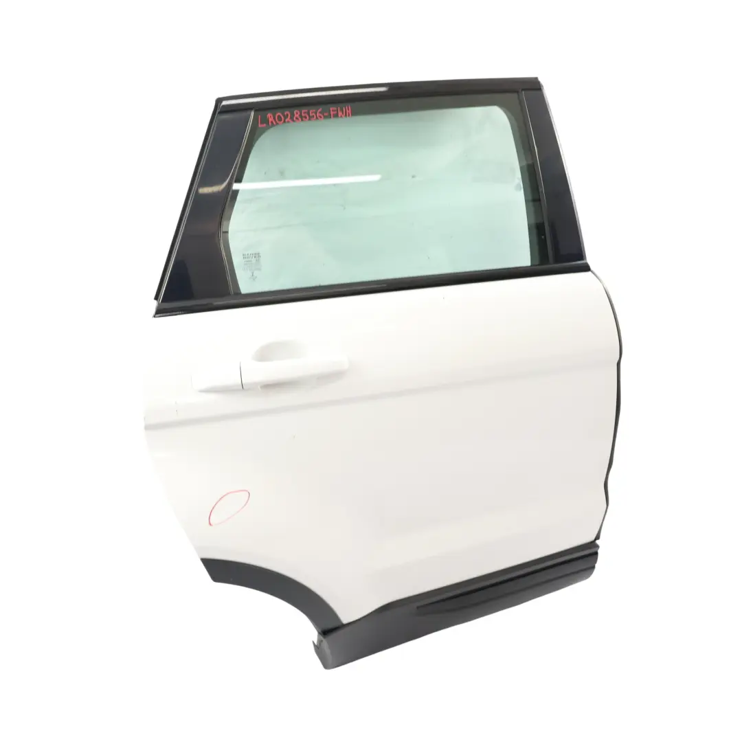 Puerta Trasera Derecha Blanco Fuji 867 para Range Rover Evoque L538 con número de pieza LR028556 Range Rover Evoque L538 Puerta Trasera Derecha Blanco Fuji 867 - SKU LR028556-FWH - Número de pieza LR028556