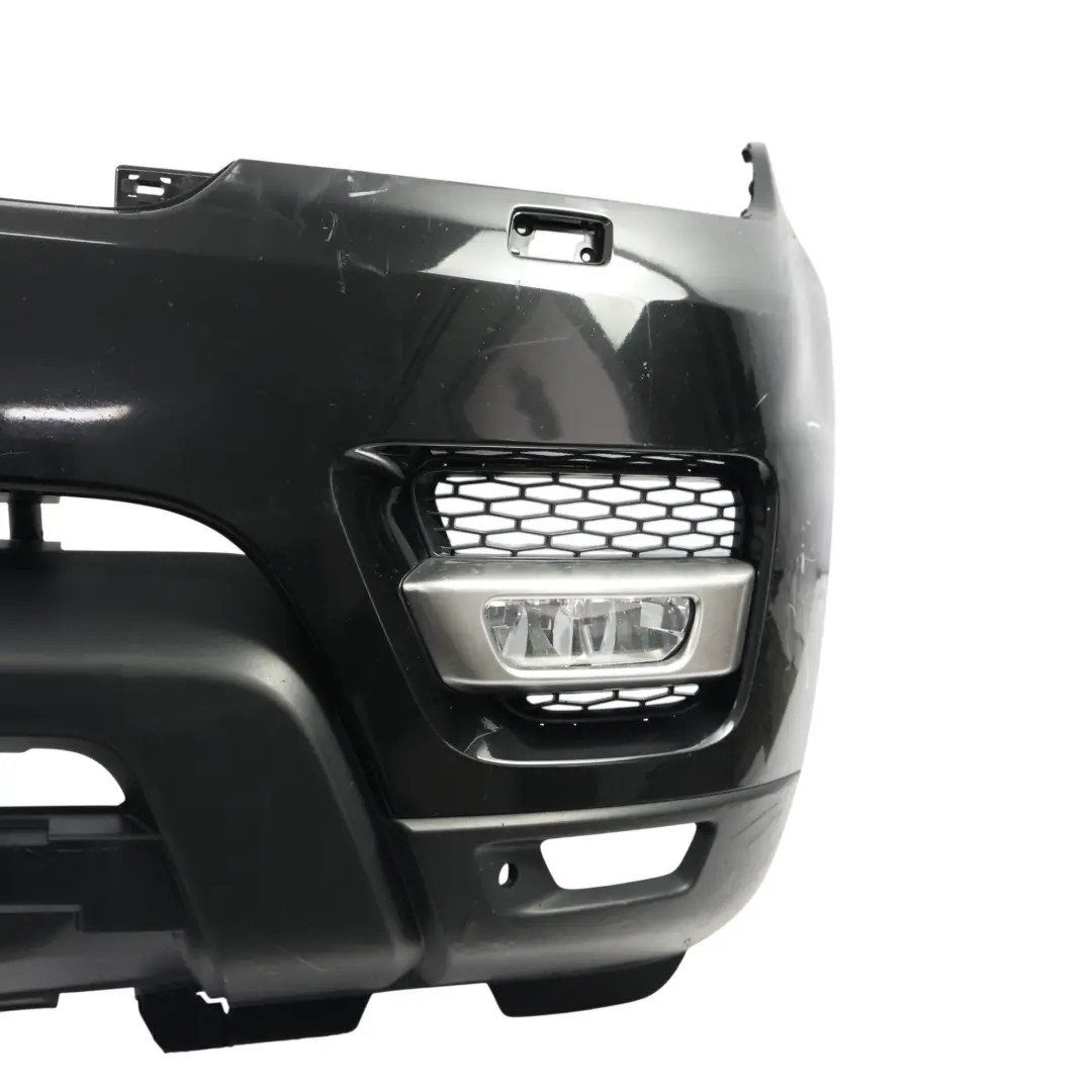 Front Bumper Santorini Black - 820 to Range Rover Sport L494 with Part number LR045028 Range Rover Sport L494 Front Bumper Santorini Black - 820 - SKU LR045028-SAB - Part number LR045028