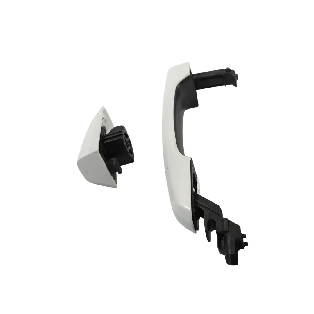 Land Rover L550 Outer Door Handle Front Left Right N/O/S White 2201 - SKU LR061201-YWH - Part number LR061201