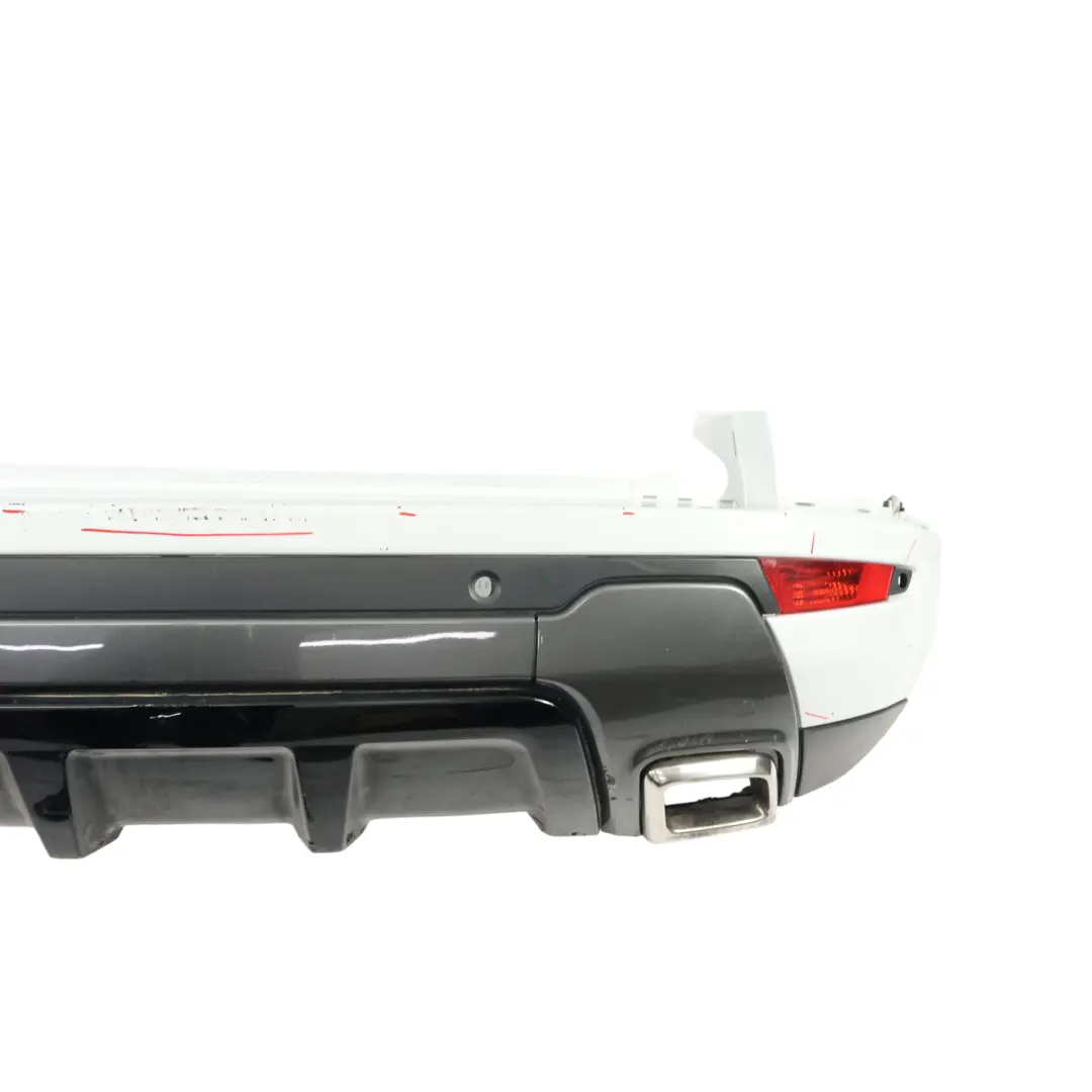 Range Rover Evoque L538 Rear Bumper Trim Cover Yulong White - 2201 - SKU LR074965-YWH - Part number LR074965