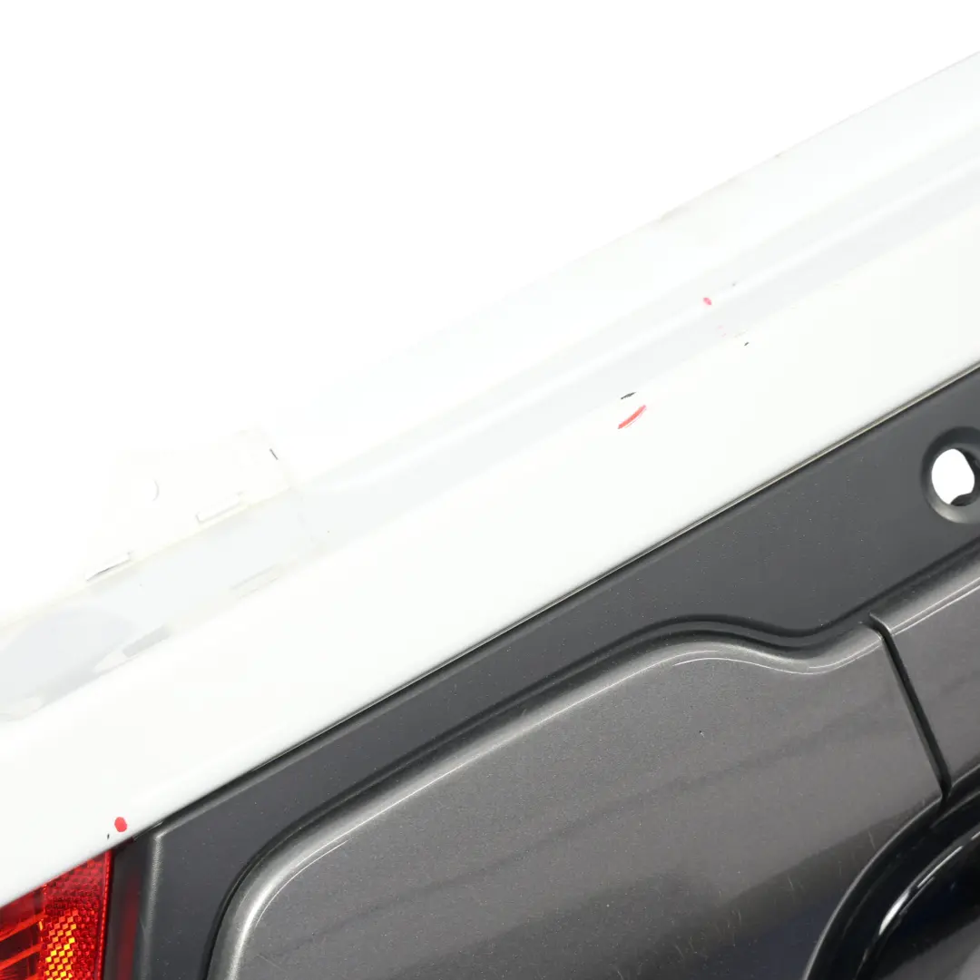 Bumper Trim Cover Yulong White - 2201 to Range Rover Evoque L538 Rear with Part number LR074965 Range Rover Evoque L538 Rear Bumper Trim Cover Yulong White - 2201 - SKU LR074965-YWH - Part number LR074965