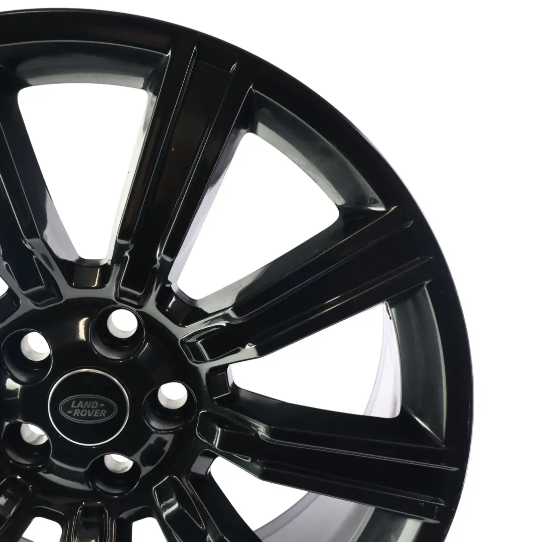 21" Black Alloy Wheel 9.5J ET:49 9 Spoke GK5M-1007-AA to Range Rover Sport L494 with Part number LR078437 Range Rover Sport L494 21" Black Alloy Wheel 9.5J ET:49 9 Spoke GK5M-1007-AA - SKU LR078437-1 - Part number LR078437