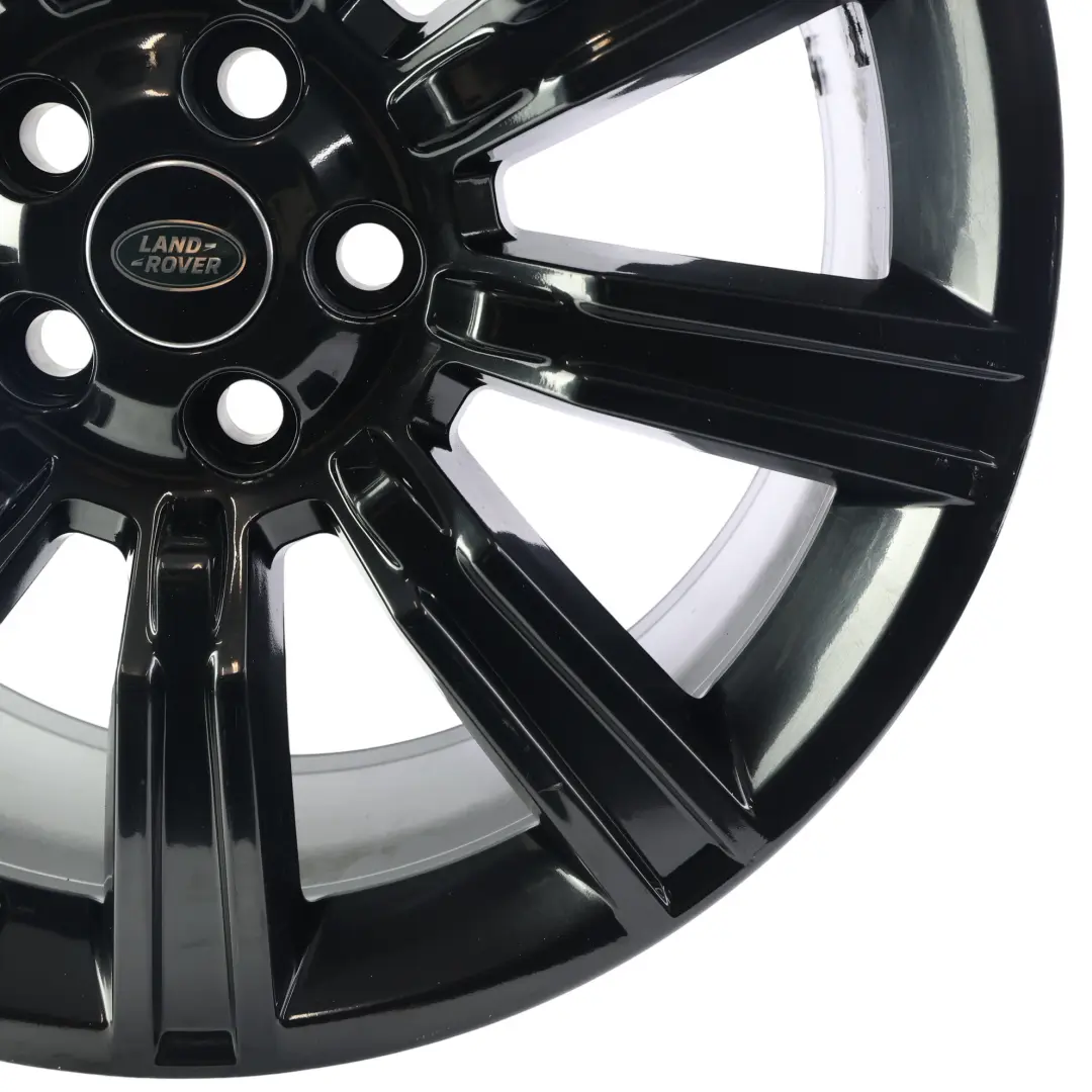 21" Black Alloy Wheel 9.5J ET:49 9 Spoke GK5M-1007-AA to Range Rover Sport L494 with Part number LR078437 Range Rover Sport L494 21" Black Alloy Wheel 9.5J ET:49 9 Spoke GK5M-1007-AA - SKU LR078437-1 - Part number LR078437
