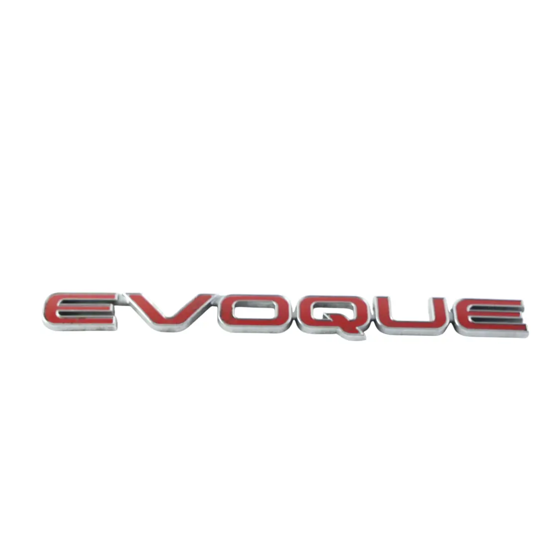 Emblemat Tylnej Klapy Logo Modelu Czerwony do Range Rover Evoque L538 o numerze LR078572 Range Rover Evoque L538 Emblemat Tylnej Klapy Logo Modelu Czerwony - SKU LR078572 - Numer Części LR078572