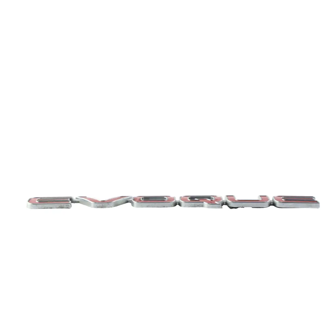 Heckklappe Emblem Modell Logo Rot für Range Rover Evoque L538 mit Teilenummer LR078572 Range Rover Evoque L538 Heckklappe Emblem Modell Logo Rot - SKU LR078572 - Teilenummer LR078572