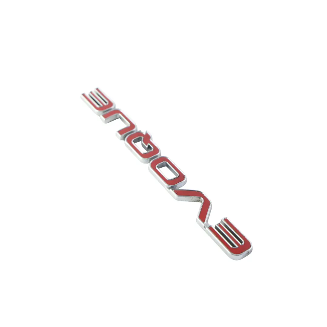 Emblema Portellone Logo Rosso per Range Rover Evoque L538 con numero di parte LR078572 Range Rover Evoque L538 Emblema Portellone Logo Rosso - SKU LR078572 - Numero di parte LR078572