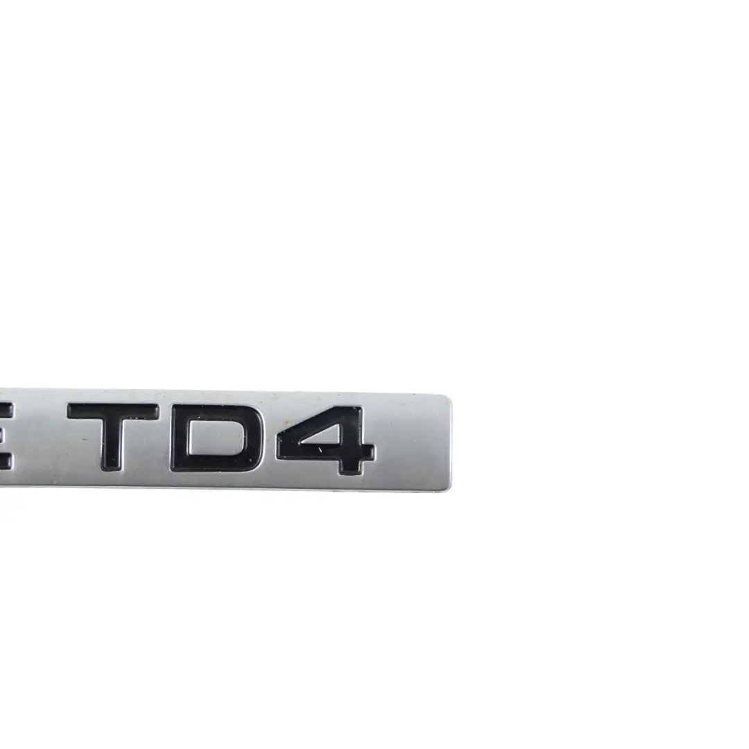 Emblem Logo HSE TD4 GJ32-001B40-DA to Range Rover Evoque L538 Rear Tailgate with Part number LR078575 Range Rover Evoque L538 Rear Tailgate Emblem Logo HSE TD4 GJ32-001B40-DA - SKU LR078575 - Part number LR078575