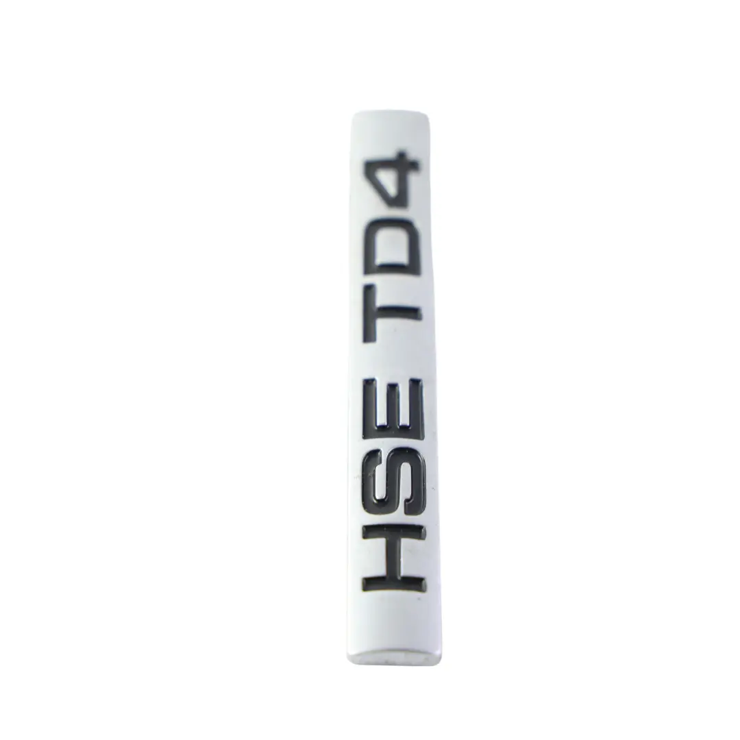 Emblem Logo HSE TD4 GJ32-001B40-DA to Range Rover Evoque L538 Rear Tailgate with Part number LR078575 Range Rover Evoque L538 Rear Tailgate Emblem Logo HSE TD4 GJ32-001B40-DA - SKU LR078575 - Part number LR078575