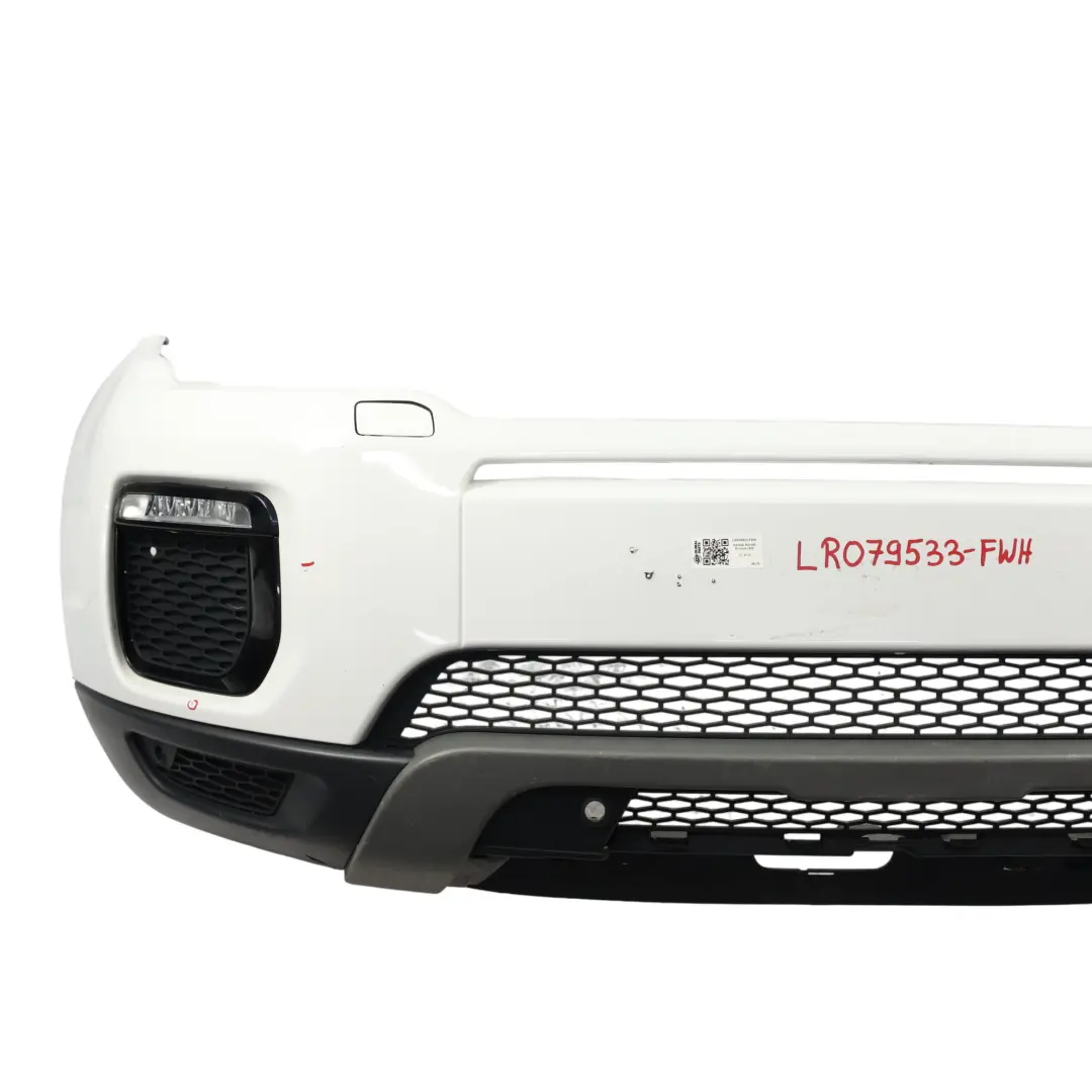 Front Bumper Cover Panel Fuji White - 867 to Range Rover Evoque L538 with Part number LR079533 Range Rover Evoque L538 Front Bumper Cover Panel Fuji White - 867 - SKU LR079533-FWH - Part number LR079533