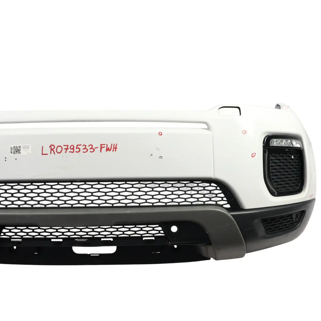 Front Bumper Cover Panel Fuji White - 867 to Range Rover Evoque L538 with Part number LR079533 Range Rover Evoque L538 Front Bumper Cover Panel Fuji White - 867 - SKU LR079533-FWH - Part number LR079533