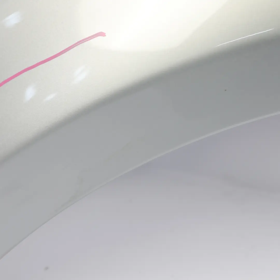 Front Wing Fender Panel Left N/S Hakuba Silver - 2459 to Range Rover Sport L494 with Part number LR100545 Range Rover Sport L494 Front Wing Fender Panel Left N/S Hakuba Silver - 2459 - SKU LR100545-HSI - Part number LR100545