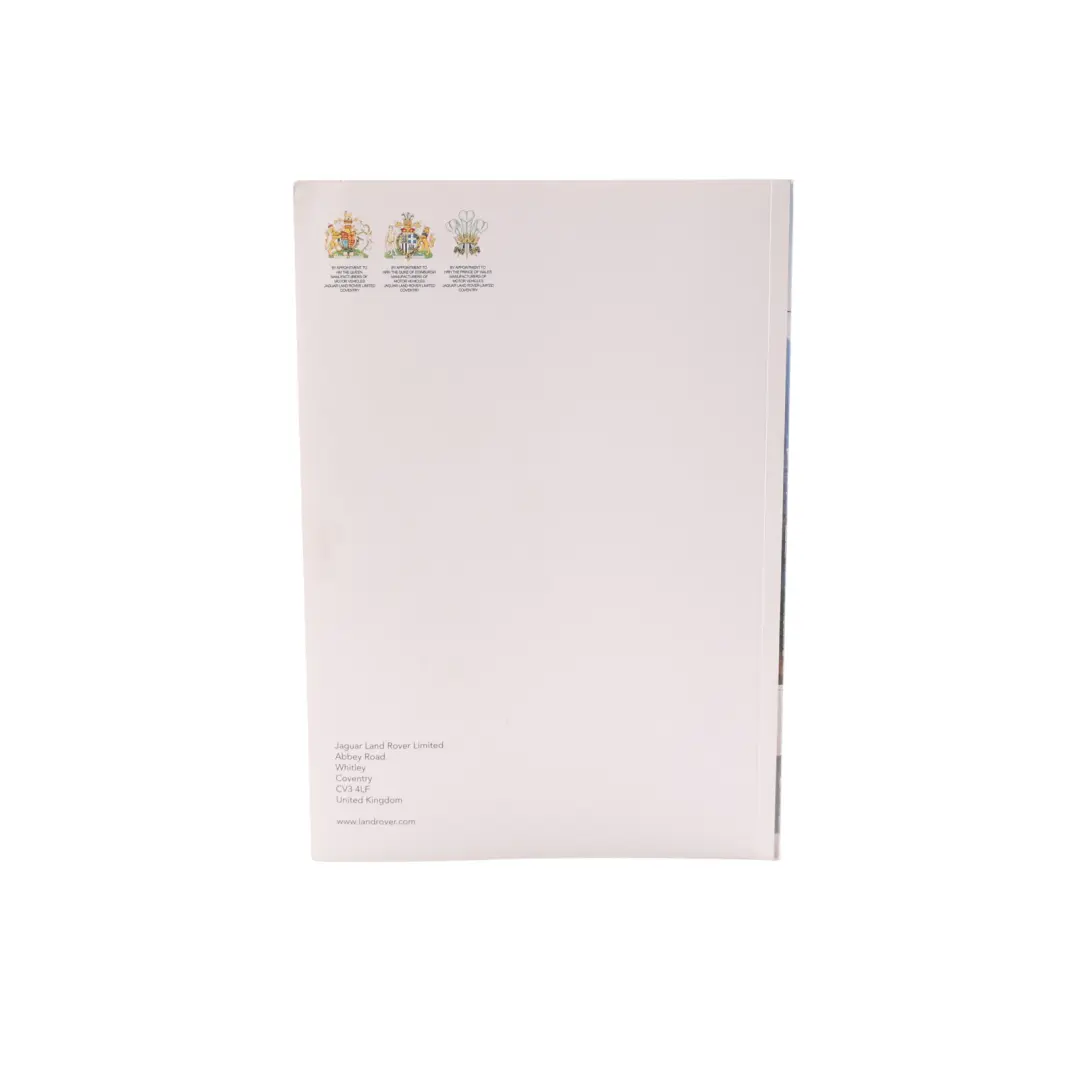 Range Rover Evoque L538 Owner's Handbook Booklet Set - SKU LRL100262161 - Part number LRL100262161