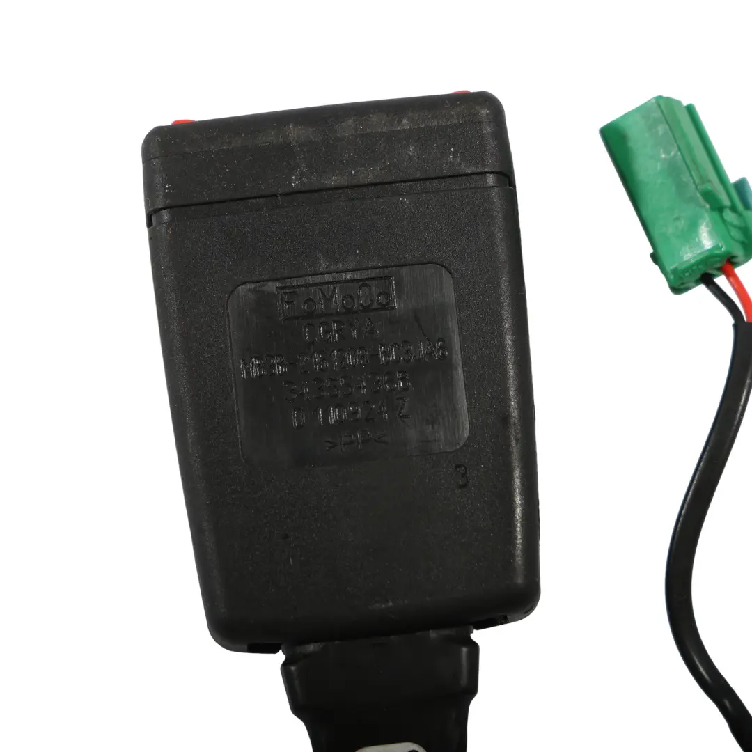 Ford Ranger Front Seat Belt Bucke Clip Black Right O/S - SKU MB3B-2161208-BC3JA6 - Part number MB3B-2161208-BC3JA6