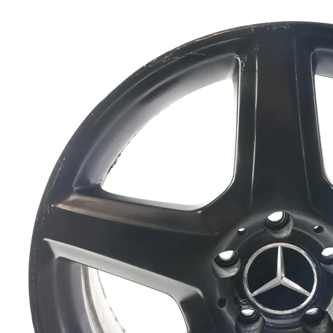 Mercedes AMG Felga Aluminiowa Czarna 18" 8,5J ET:35 5-Ramienna - SKU MERCEDES-VIA-18-1 - Numer Części MERCEDES-VIA-18