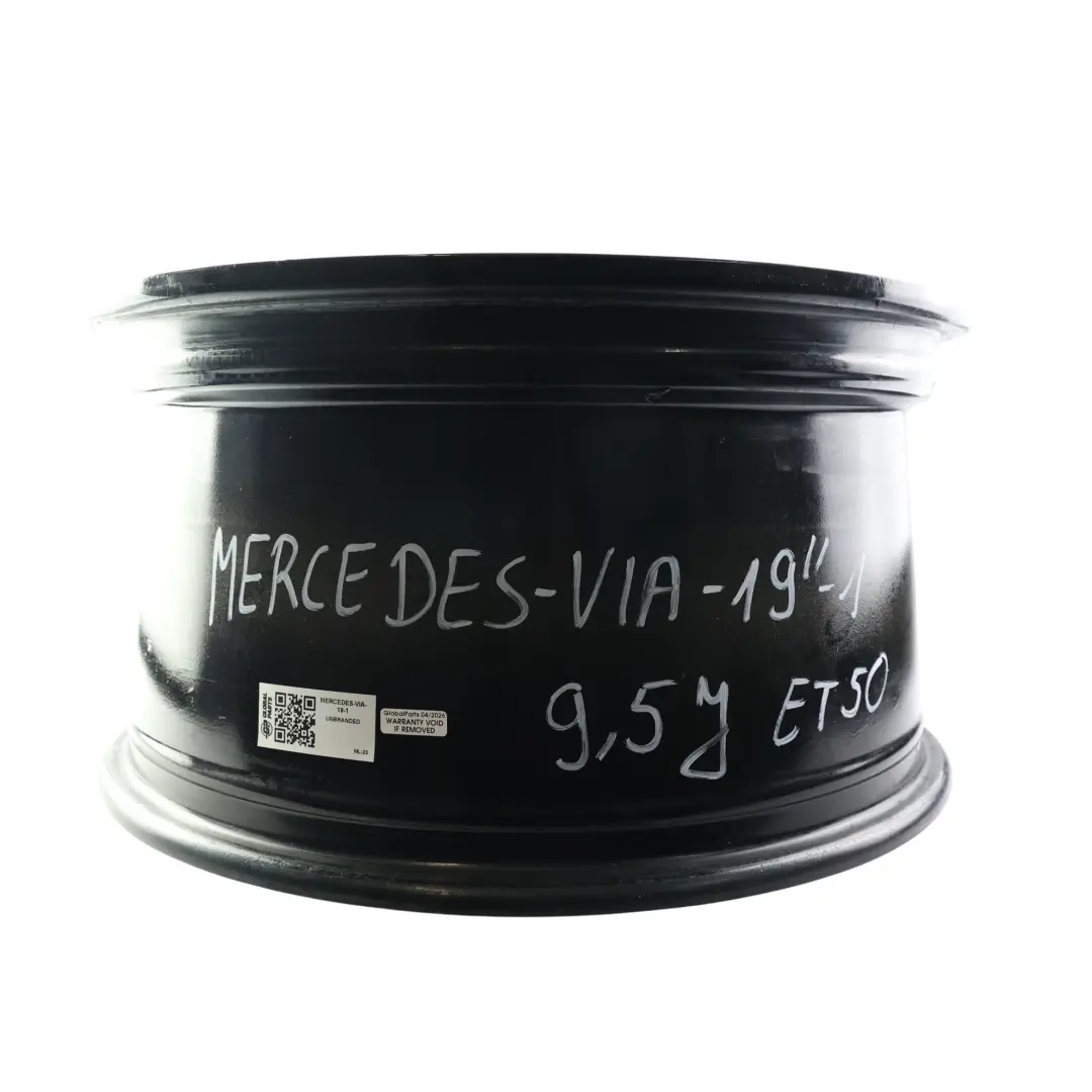 Mercedes AMG Felga Aluminiowa Czarna 19" 9,5J ET:50 Multispoke - SKU MERCEDES-VIA-19-1 - Numer Części MERCEDES-VIA-19