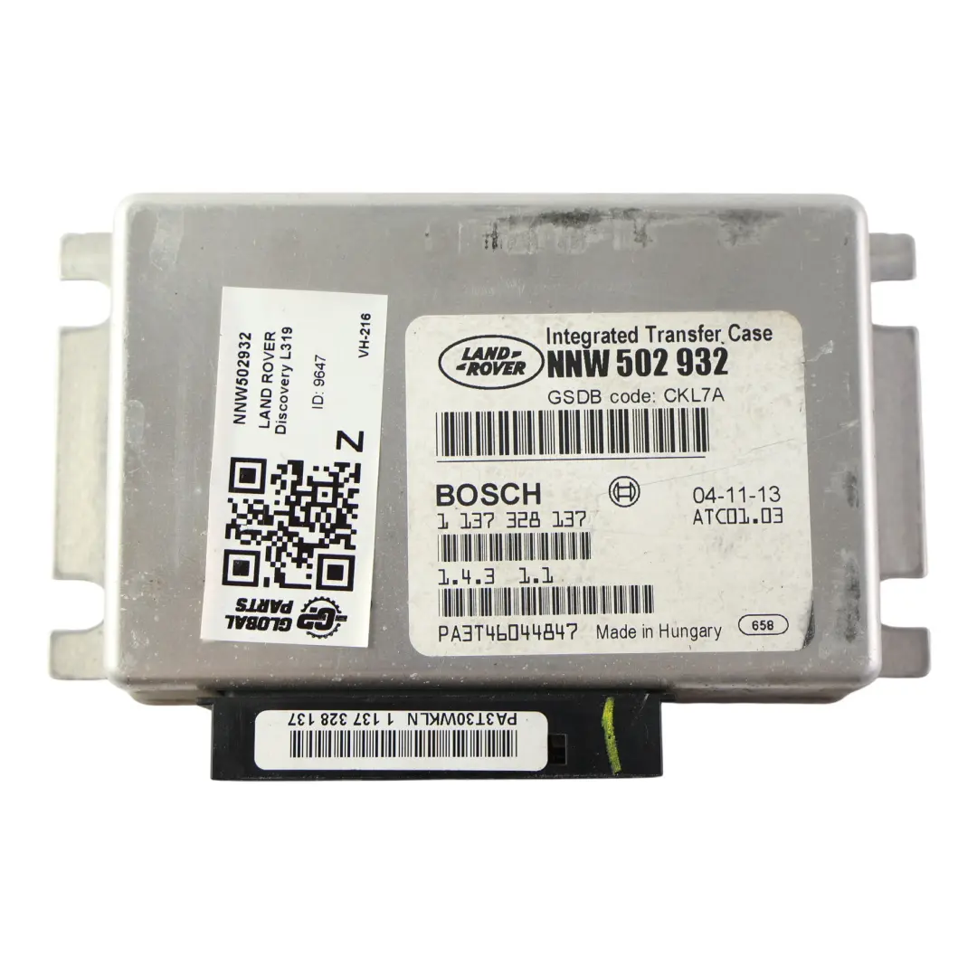 Land Rover Discovery 3 L319 Transfer Case Control Unit Module ECU - SKU NNW502932 - Part number NNW502932
