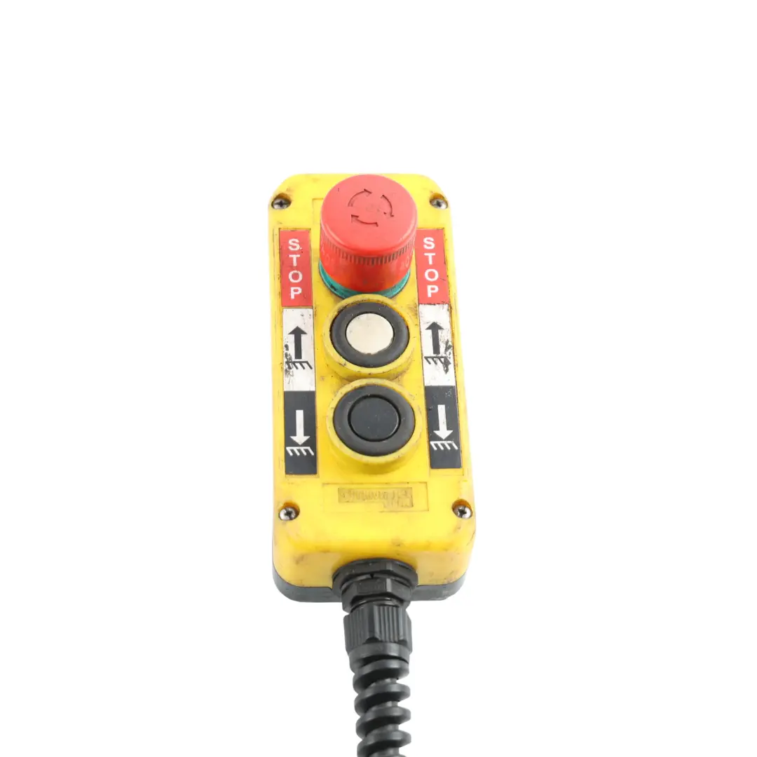 Mafelec Push Button Station Up Down Emergency Stop 3 Way Three Way to with Part number NTP-0202E Mafelec Push Button Station Up Down Emergency Stop 3 Way Three Way - SKU NTP-0202E - Part number NTP-0202E