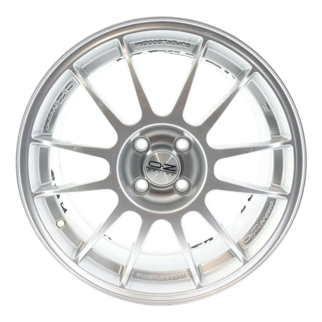  OZ Racing Superleggera Felga Aluminiowa Srebrna 17" 7J ET37 6 Double Spoke - SKU OZ-17-3 - Numer Części OZ-17