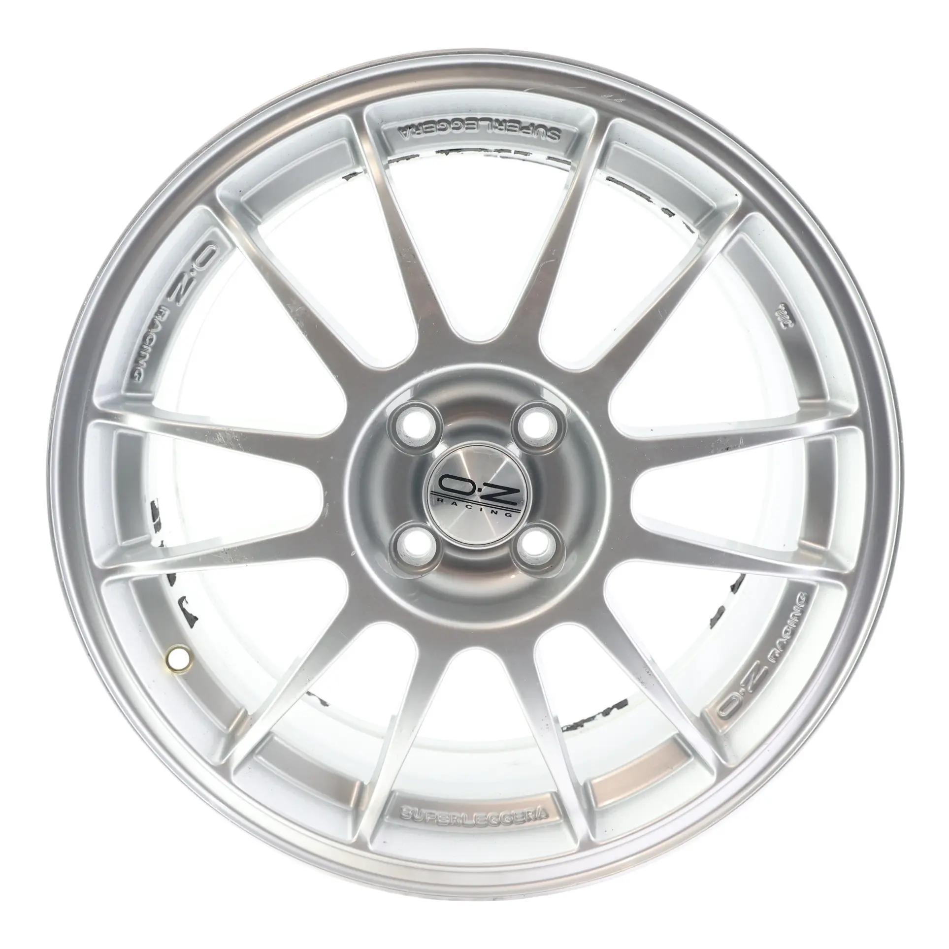 OZ Racing Superleggera Wheel Rim Alloy Silver 17" 7J ET:37 6 Double Spoke