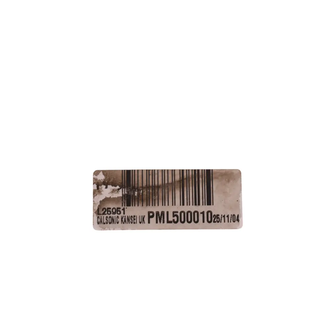 Land Rover Discovery 3 L319 Intercooler 2.7 V6 276DT Diesel - SKU PML500010 - Part number PML500010
