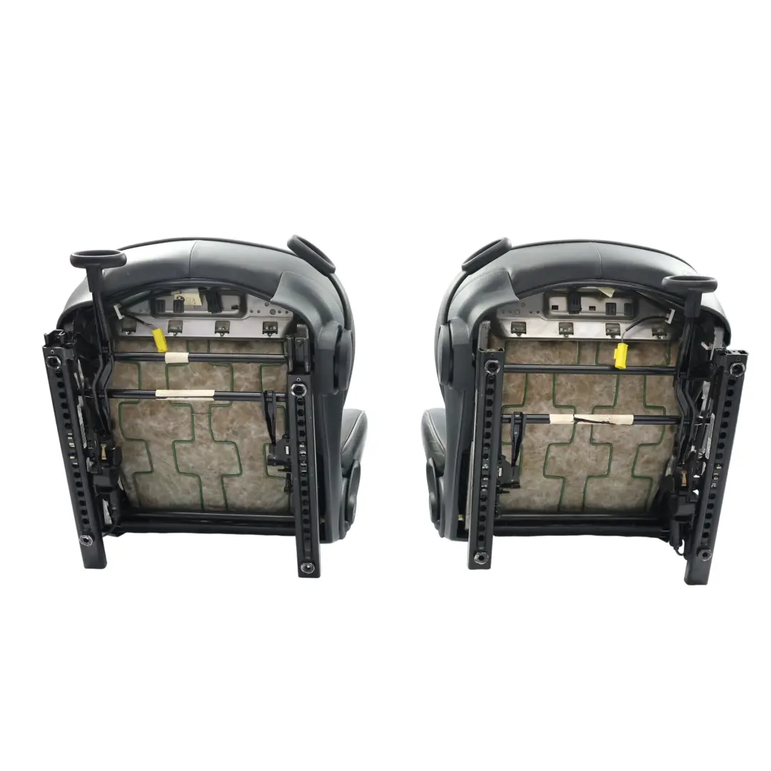 Mini R50 Leather Seats Heated English Park Lane Panther Black Front Rear Seat - SKU R50-SEATS-SET-PARK-LANE-ENGLISH-PANTHER-2 - Part number R50-SEATS-SET-PARK-LANE-ENGLISH-PANTHER