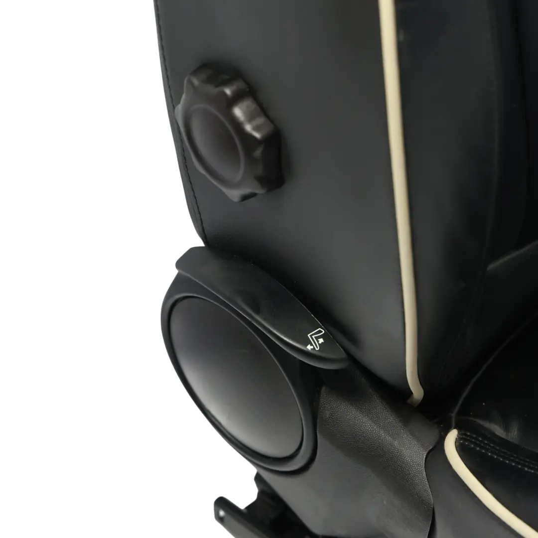 Mini R56 Sport Seats Front Rear Heated Full Black Leather Lounge Interior SET - SKU R56-SEATS-SPORT-LEATHER-LOUNGE-SET-T9E1-3 - Part number R56-SEATS-SPORT-LEATHER-LOUNGE-SET-T9E1