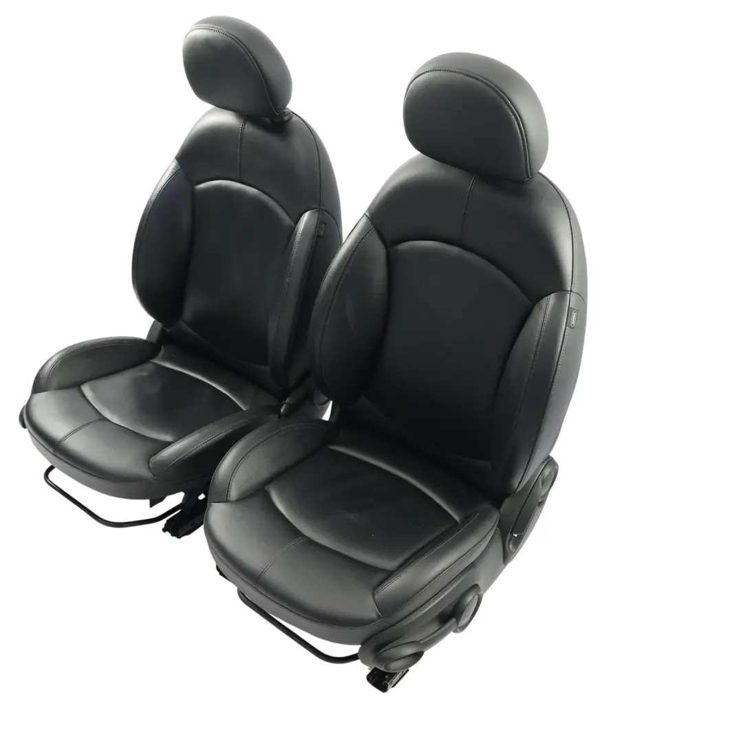 Mini Cooper R60 Countryman Front Rear Interior Seats Heated Sport Black Leather - SKU R60-SPORT-BLACK-LEATHER-SEATS-T6E1-1 - Part number R60-SPORT-BLACK-LEATHER-SEATS-T6E1