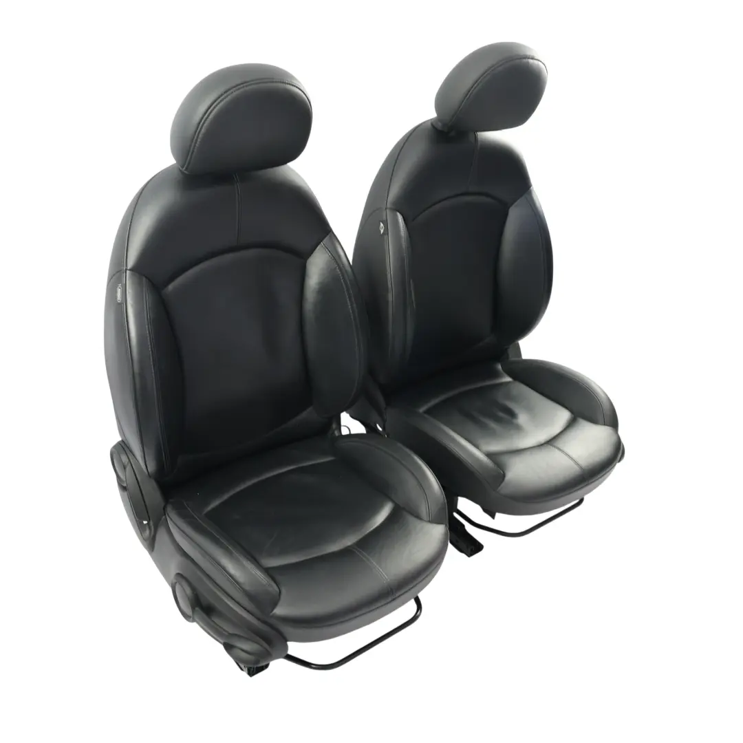 Mini Cooper R60 Countryman Front Rear Interior Seats Heated Sport Black Leather - SKU R60-SPORT-BLACK-LEATHER-SEATS-T6E1-1 - Part number R60-SPORT-BLACK-LEATHER-SEATS-T6E1
