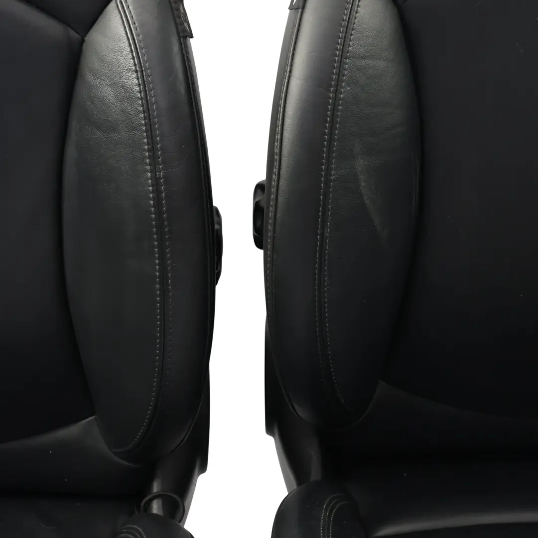 Mini Cooper R60 Countryman Front Rear Interior Seats Heated Sport Black Leather - SKU R60-SPORT-BLACK-LEATHER-SEATS-T6E1-1 - Part number R60-SPORT-BLACK-LEATHER-SEATS-T6E1