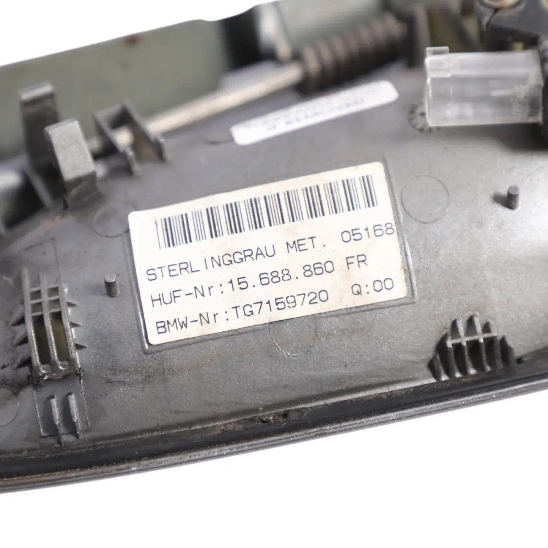 BMW E65 Grab Handle Door Opener Front Right O/S Sterlinggrau Grey Metallic - 472 - SKU RHD-0391088-STG - Part number 0391088