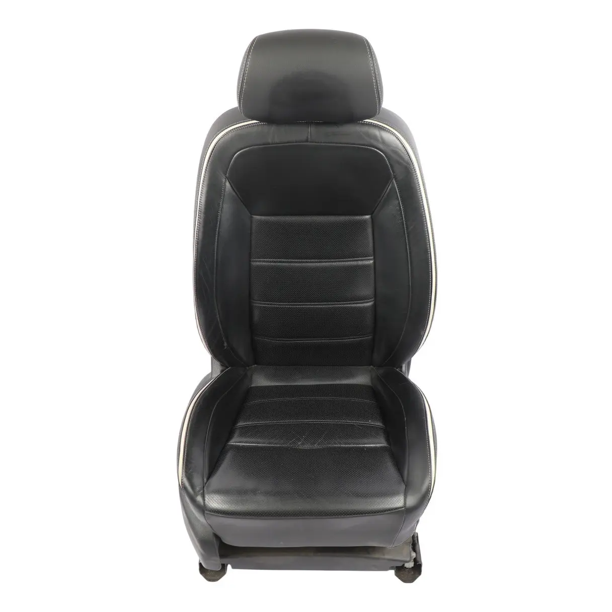 Ford Mondeo Mk4 Front Seat Memory Electric Right O/S Black Leather Perforated