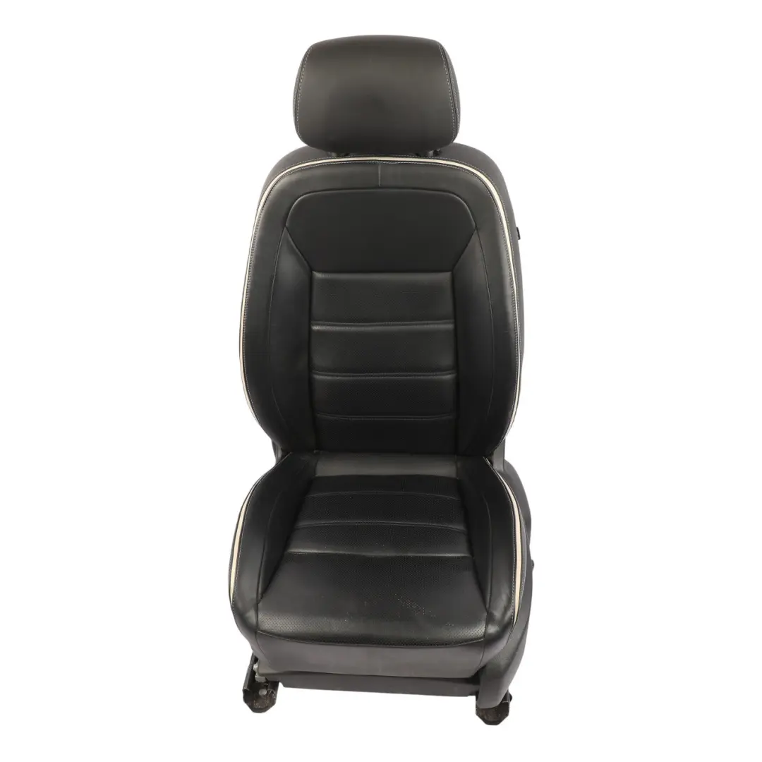 Ford Mondeo Mk4 Front Seat Electric Left N/S Black Leather Perforated - SKU RHD-1806627 - Part number 1806627