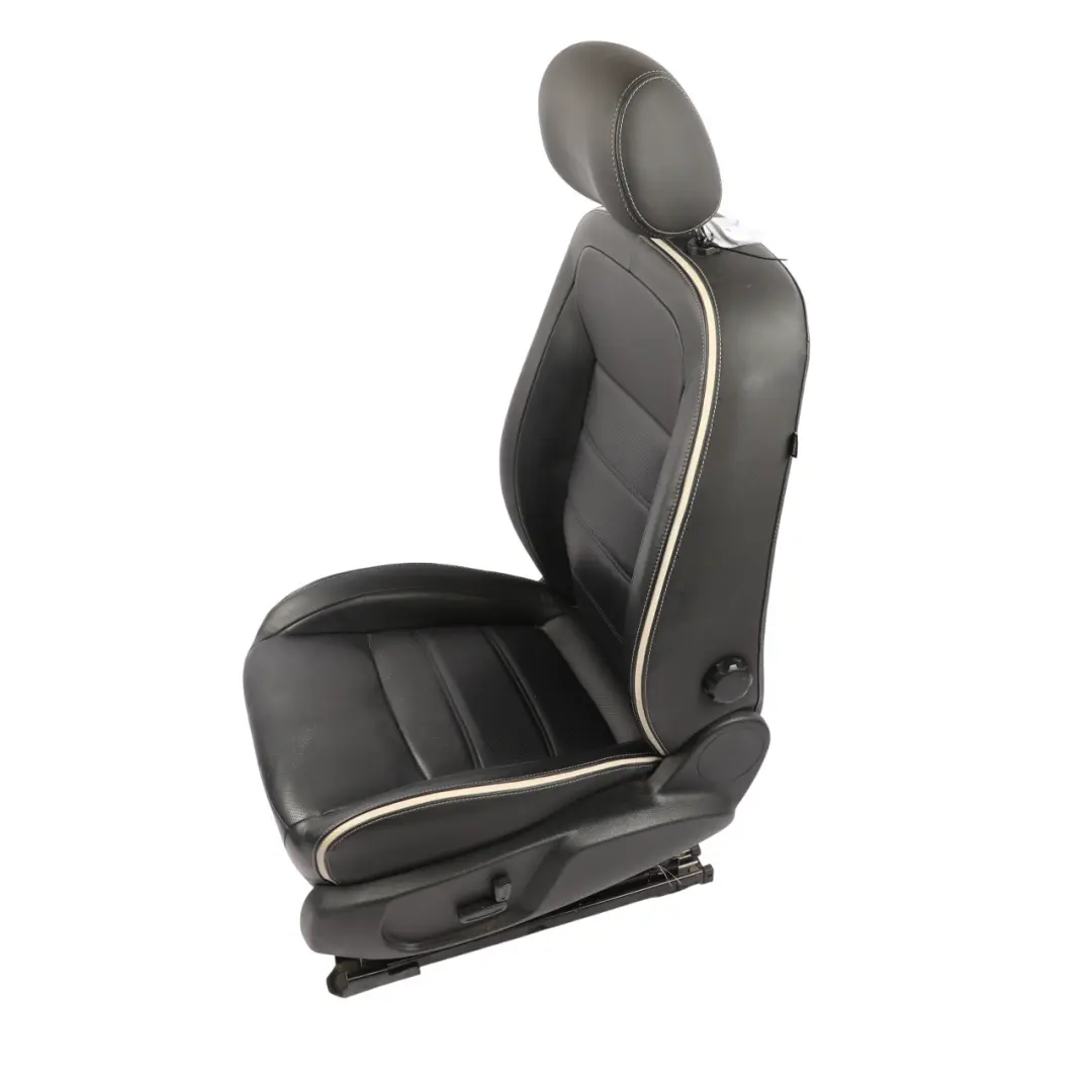 Ford Mondeo Mk4 Front Seat Electric Left N/S Black Leather Perforated - SKU RHD-1806627 - Part number 1806627
