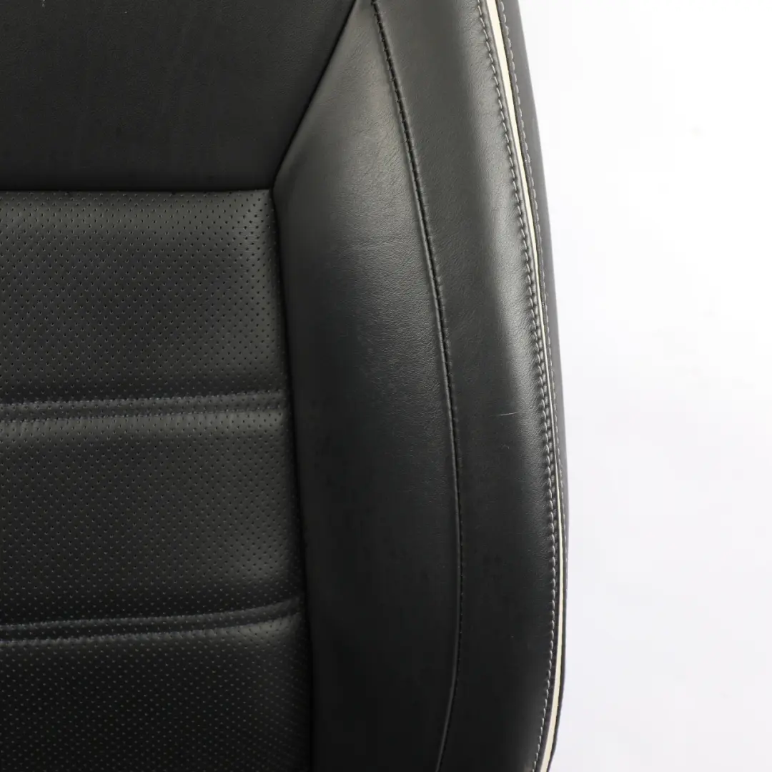 Ford Mondeo Mk4 Front Seat Electric Left N/S Black Leather Perforated - SKU RHD-1806627 - Part number 1806627