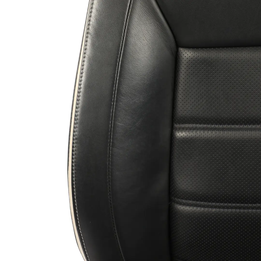 Ford Mondeo Mk4 Front Seat Electric Left N/S Black Leather Perforated - SKU RHD-1806627 - Part number 1806627