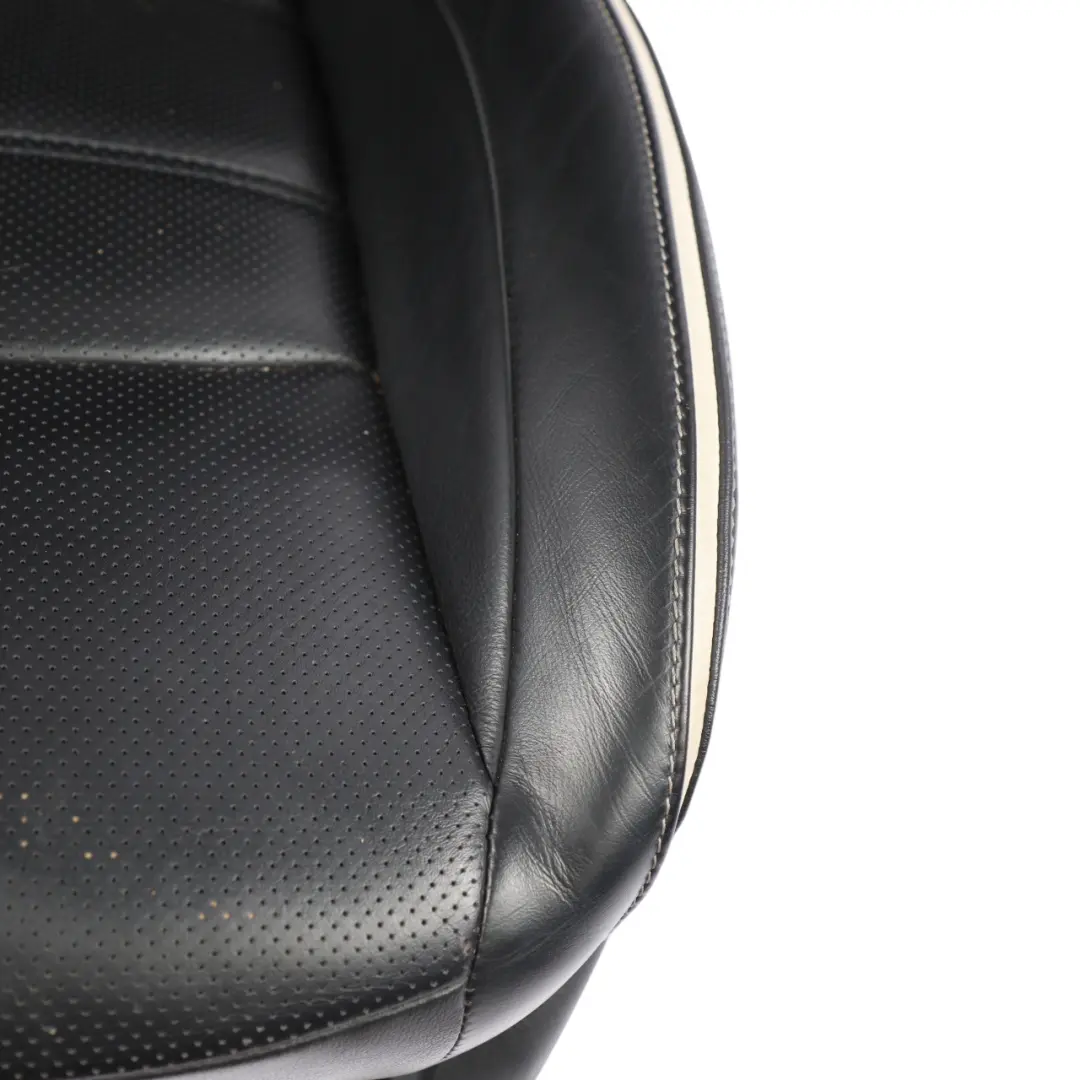 Ford Mondeo Mk4 Front Seat Electric Left N/S Black Leather Perforated - SKU RHD-1806627 - Part number 1806627