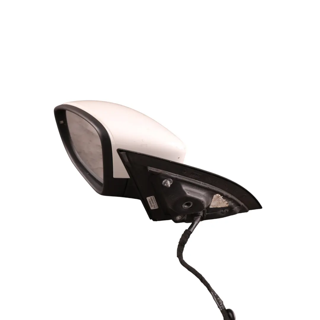 Mk3 Front Door Wing Mirror Left N/S Satin Candy White - B9A to Volkswagen Scirocco with Part number 1K8857507P Volkswagen Scirocco Mk3 Front Door Wing Mirror Left N/S Satin Candy White - B9A - SKU RHD-1K8857507P-CAN - Part number 1K8857507P