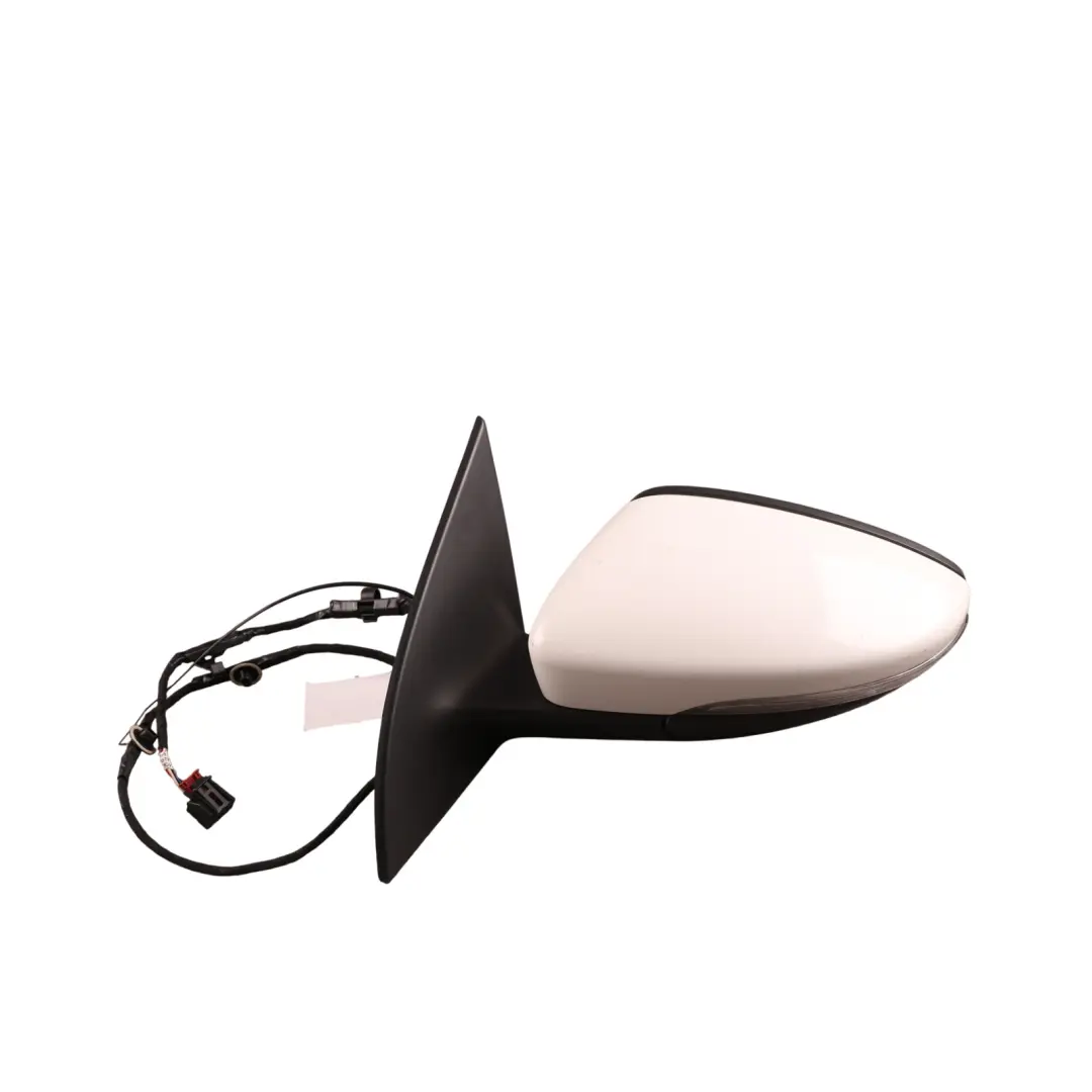 Volkswagen Scirocco Mk3 Front Door Wing Mirror Left N/S Satin Candy White - B9A - SKU RHD-1K8857507P-CAN - Part number 1K8857507P