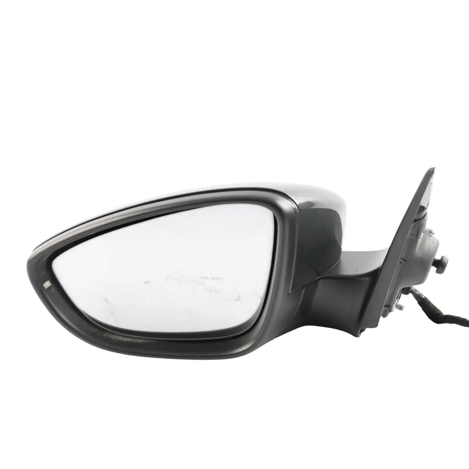 Volkswagen Scirocco Mk3 Front Door Wing Mirror Heated Left N/S Urano Grey - I7F