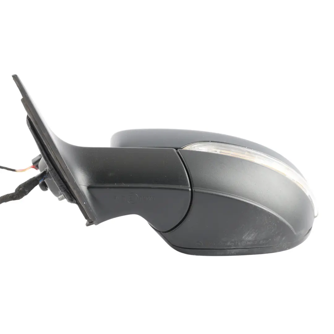 Volkswagen Scirocco Mk3 Front Door Wing Mirror Heated Left N/S Urano Grey - I7F - SKU RHD-1K8857507P-URG1 - Part number 1K8857507P