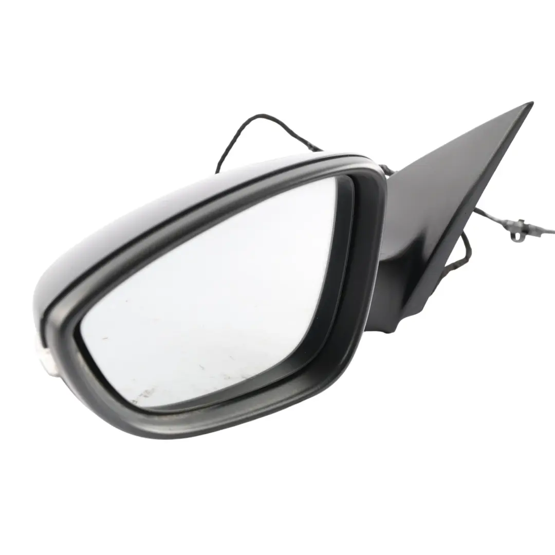 Volkswagen Scirocco Mk3 Front Door Wing Mirror Heated Left N/S Urano Grey - I7F - SKU RHD-1K8857507P-URG1 - Part number 1K8857507P