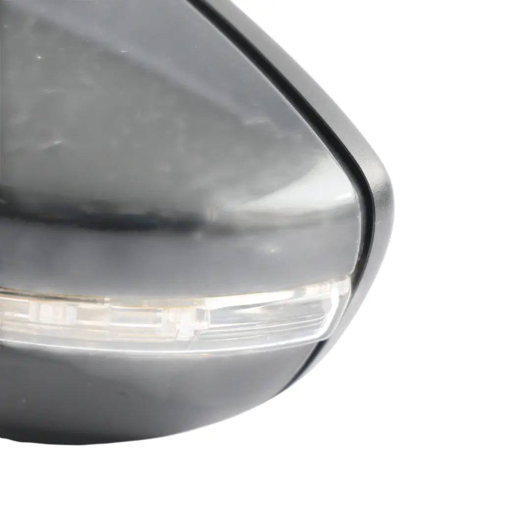 Volkswagen Scirocco Mk3 Front Door Wing Mirror Heated Left N/S Urano Grey - I7F - SKU RHD-1K8857507P-URG1 - Part number 1K8857507P
