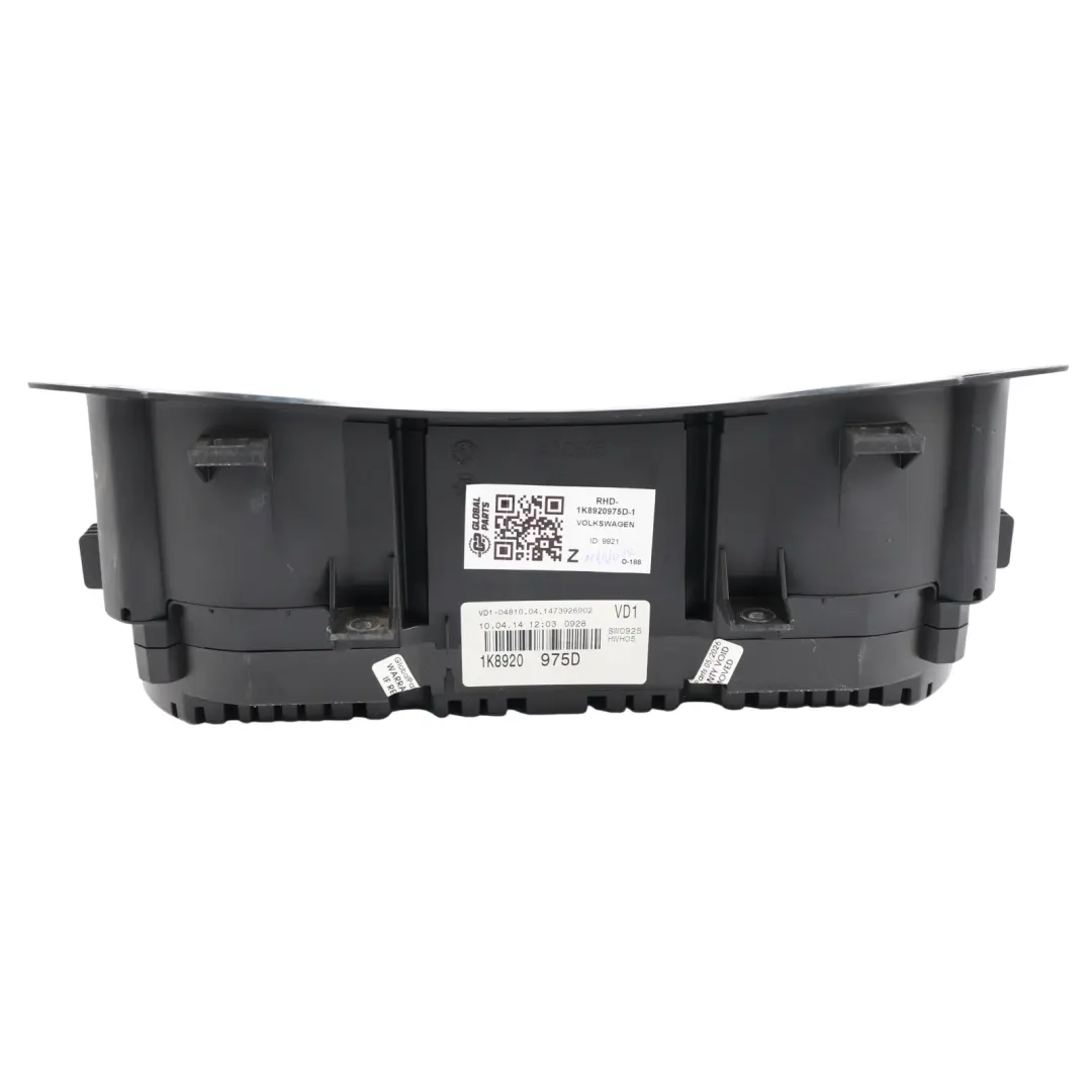 Mk3 Instrument Cluster Clocks Speedo Diesel Manual to VW Scirocco with Part number 1K8920975D VW Scirocco Mk3 Instrument Cluster Clocks Speedo Diesel Manual - SKU RHD-1K8920975D-1 - Part number 1K8920975D