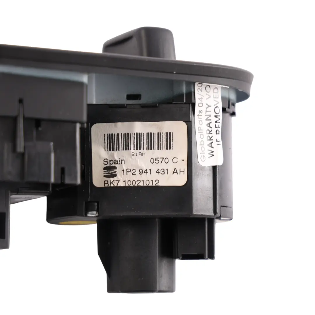 Seat Leon Mk2 1P Headlight Light Switch Control Unit Panel - SKU RHD-1P2941431AH-1 - Part number 1P2941431AH