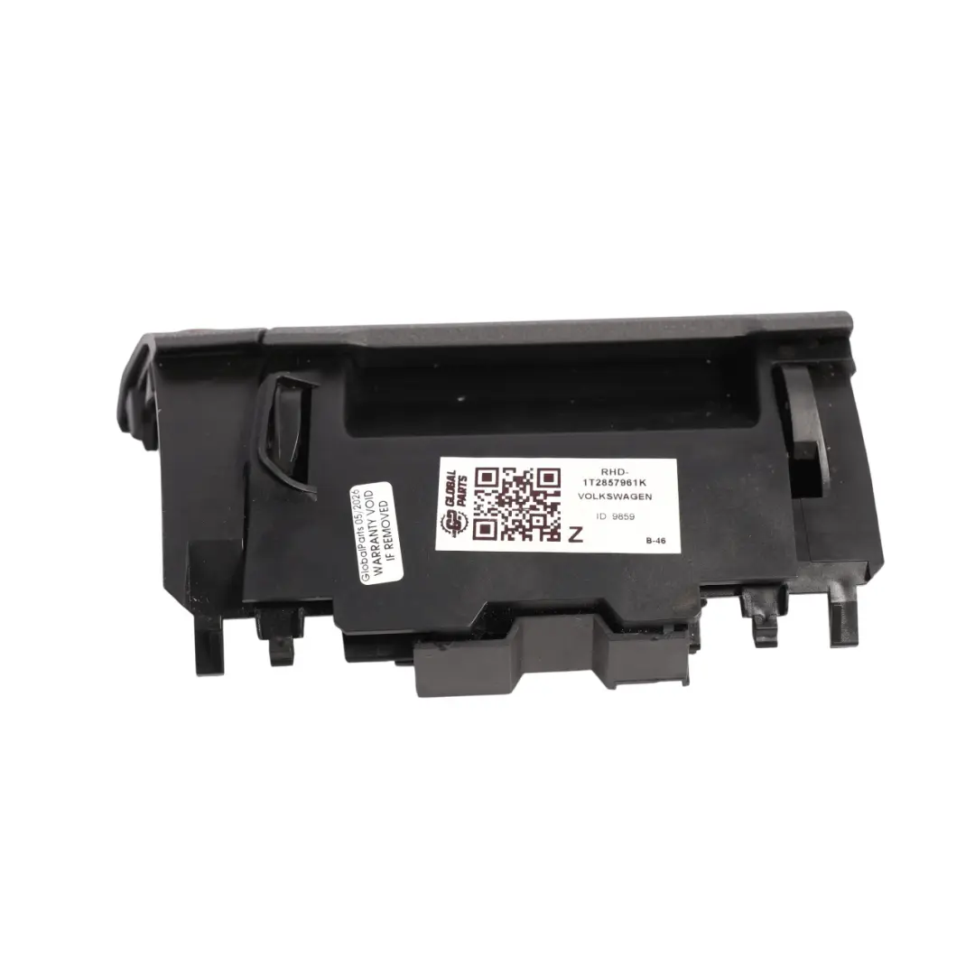 Volkswagen Touran 1T Centre Console Ashtray Storage 12V Socket - SKU RHD-1T2857961K - Part number 1T2857961K