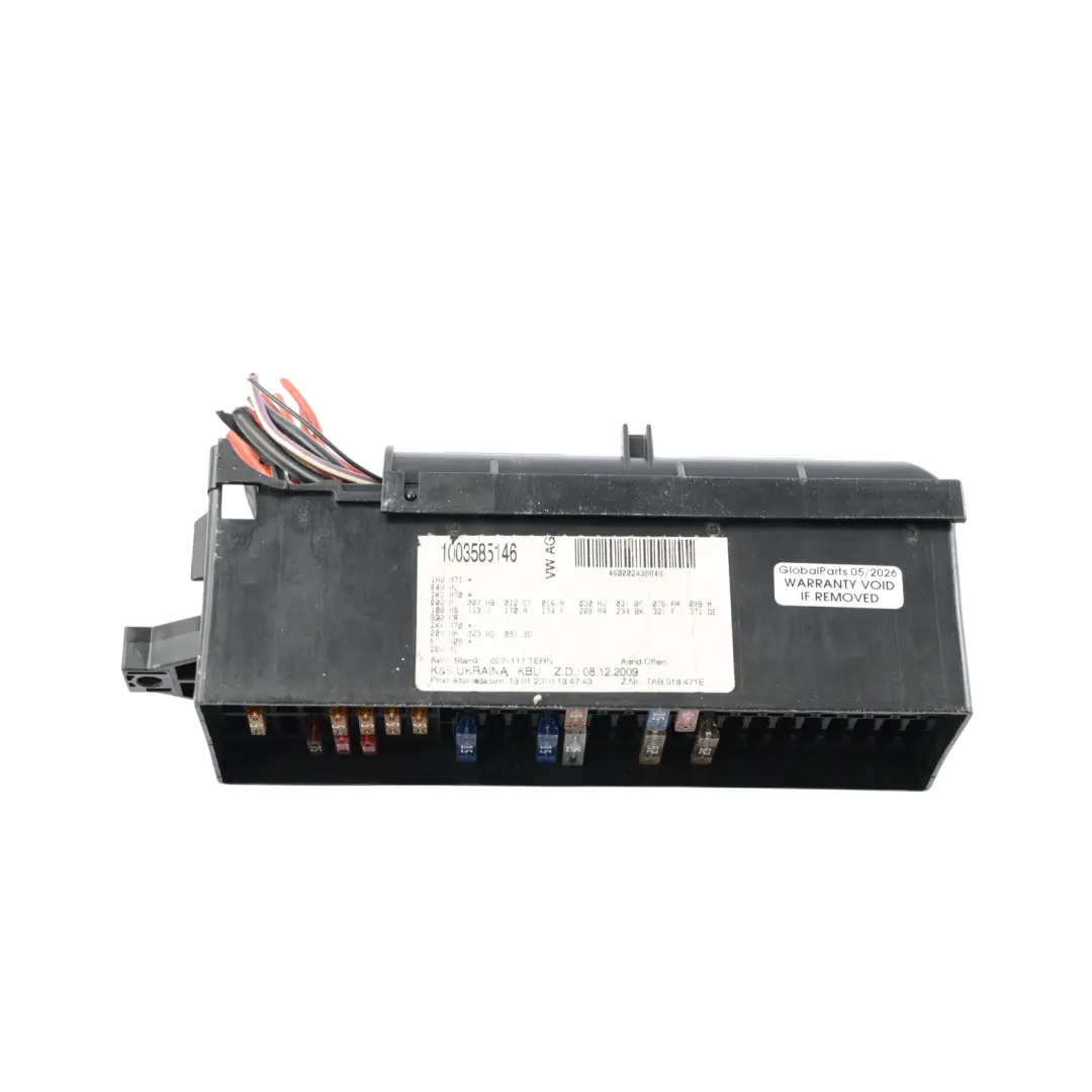 2K Fuse Box Relay Control Unit to VW Volkswagen Caddy Maxi with Part number 1T2937615B VW Volkswagen Caddy Maxi 2K Fuse Box Relay Control Unit - SKU RHD-1T2937615B - Part number 1T2937615B
